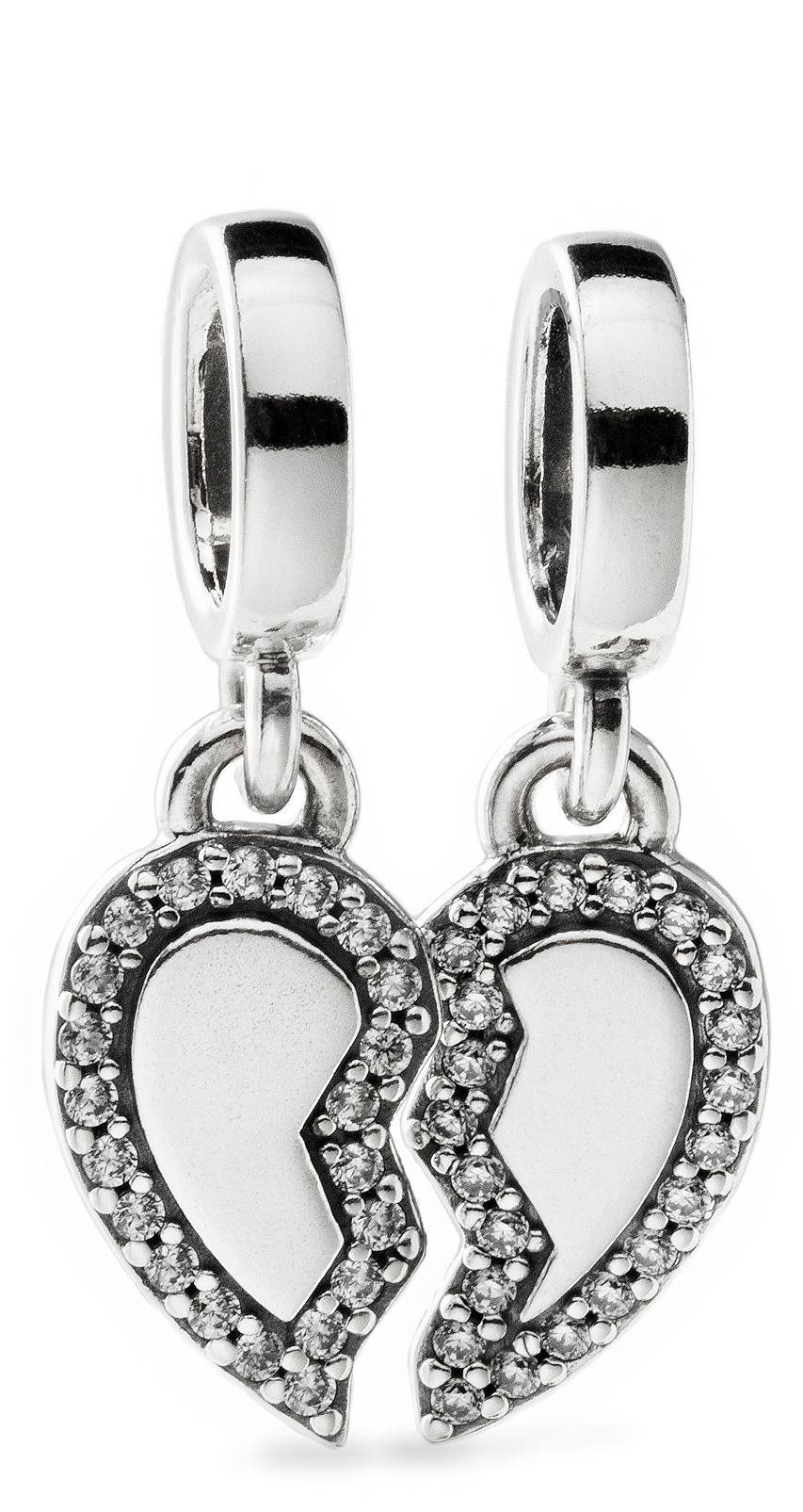 PANDORA 792743C01 Szétosztható szív barátoknak (Ag 925/1000, 1,48...