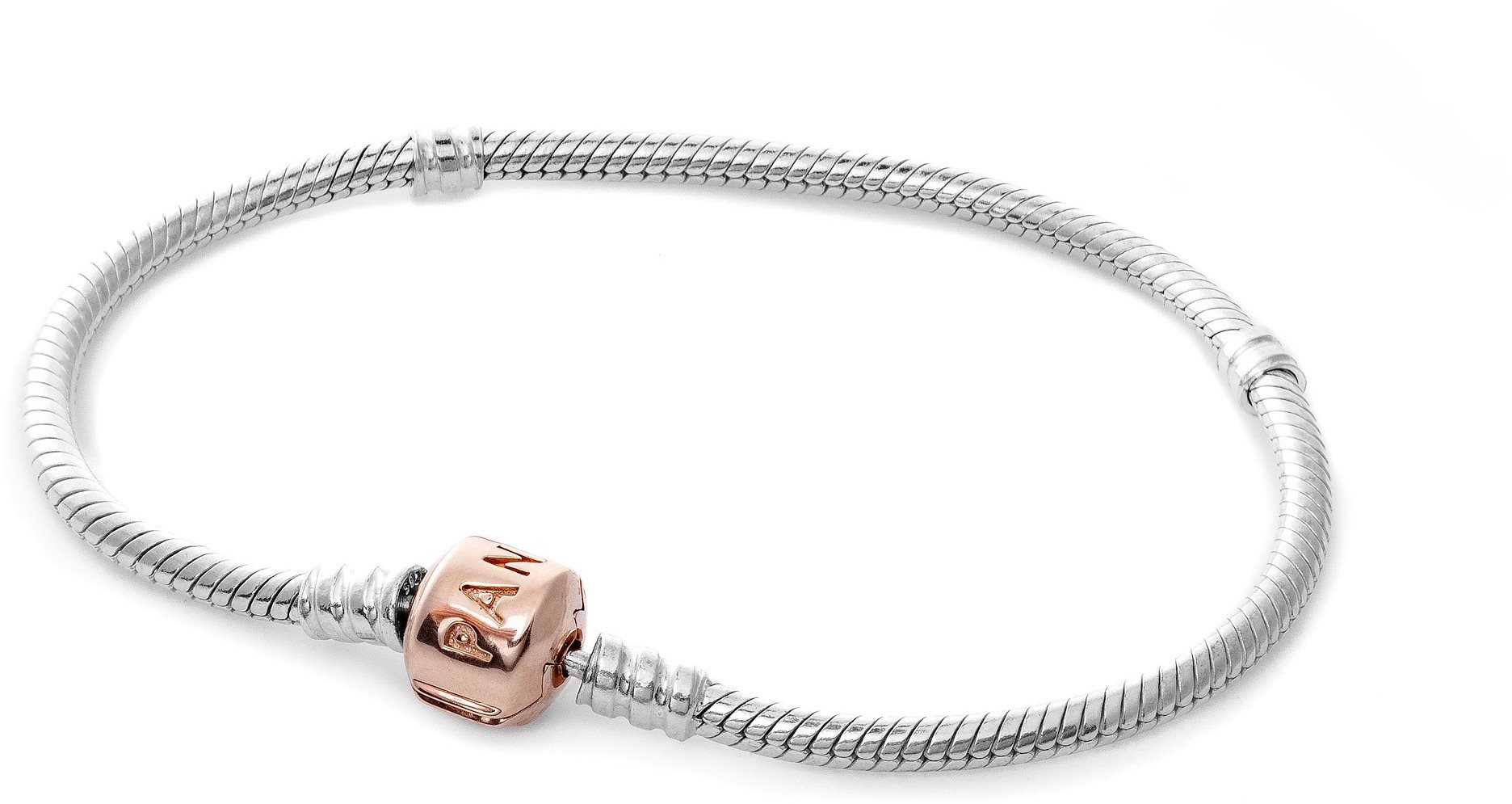 PANDORA Náramok s bronzovým zapínaním 580702-19 (Ag 925/1000, 14.5...