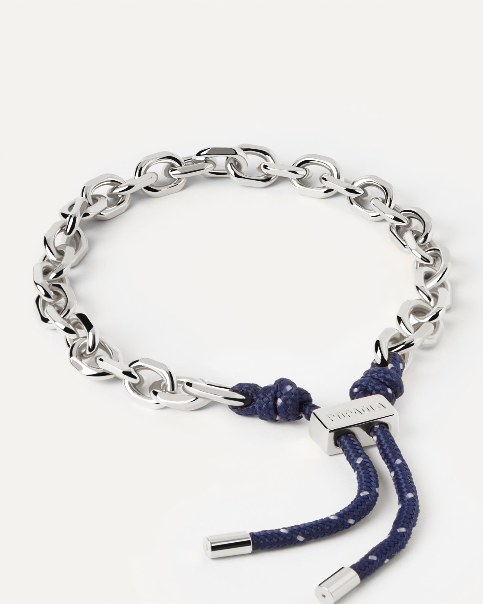 PDPAOLA Náramek Midnight Essential Unisex stříbrný Náramek