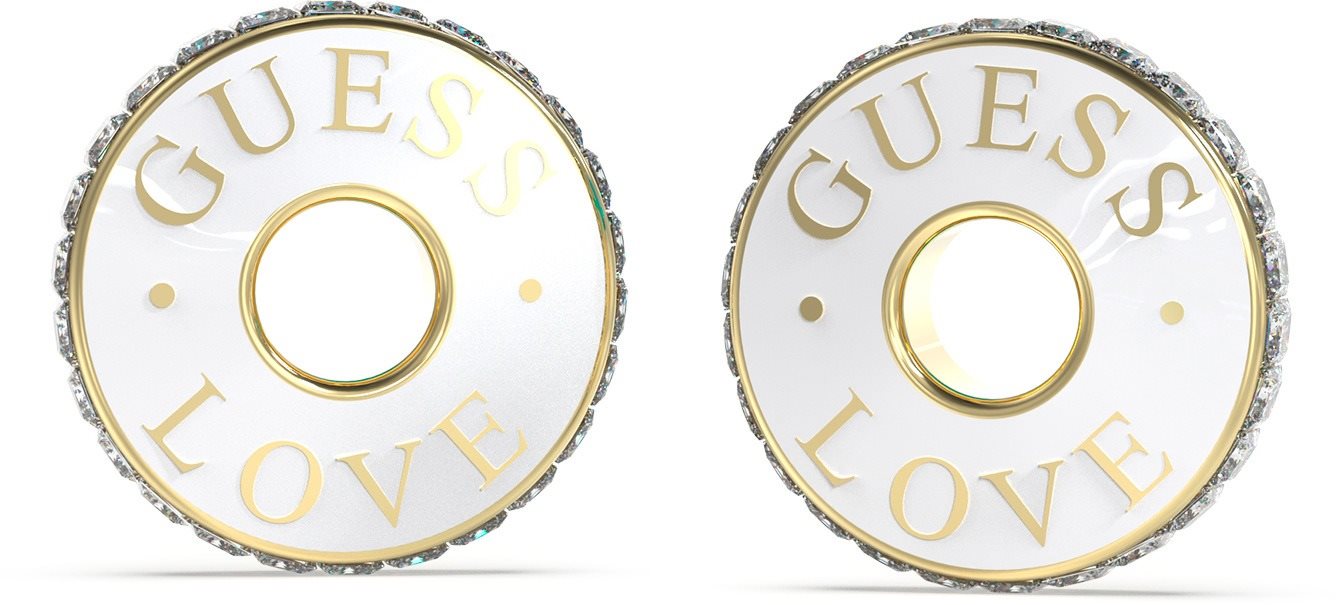 GUESS Náušnice Love Guess JUBE04084JWYGWHT/U Náušnice