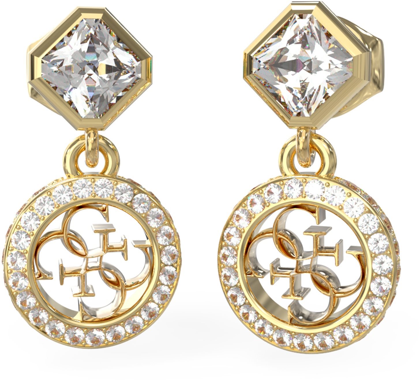 GUESS Náušnice 4G Crush JUBE04154JWYGT/U Náušnice