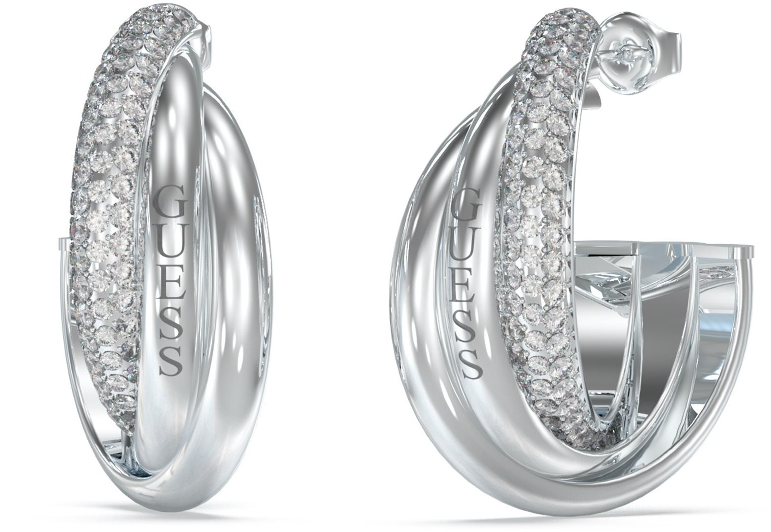 GUESS Náušnice Perfect JUBE04064JWRHT/U Náušnice
