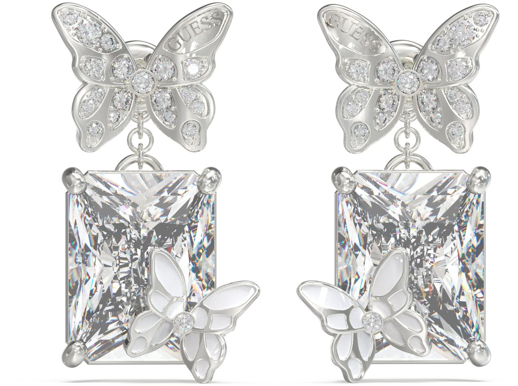 GUESS Náušnice Chrysalis JUBE04089JWRHT/U Náušnice