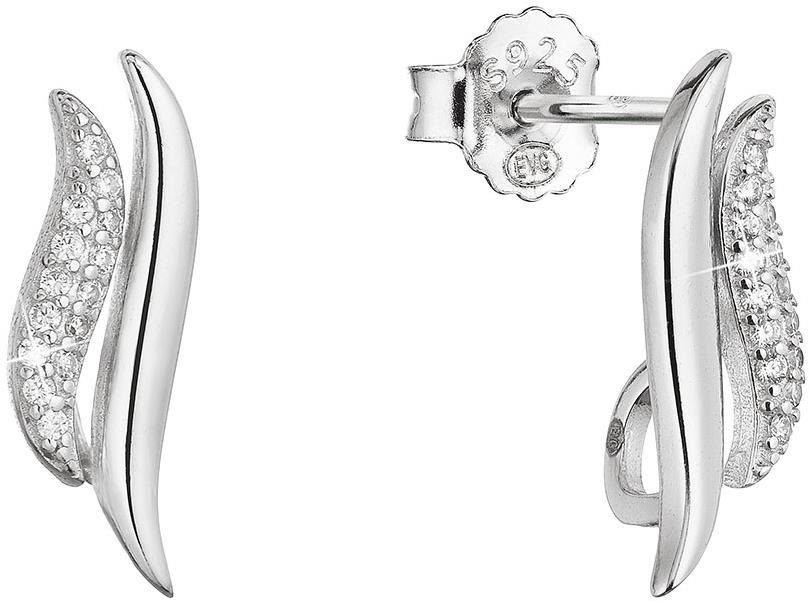 EVOLUTION GROUP 11446.1 zircon (AG 925/1 000, 1,5 g) Náušnice
