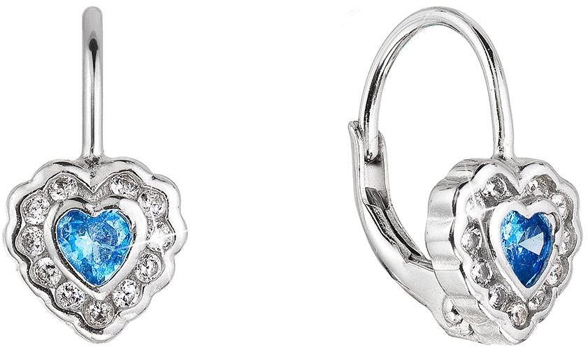 EVOLUTION GROUP 11473.3 aqua zircon (AG 925/1 000, 1 g) Náušnice