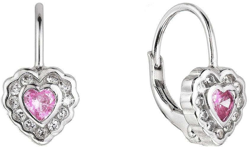 EVOLUTION GROUP 11473.3 rose zircon (AG 925/1 000, 1 g) Náušnice