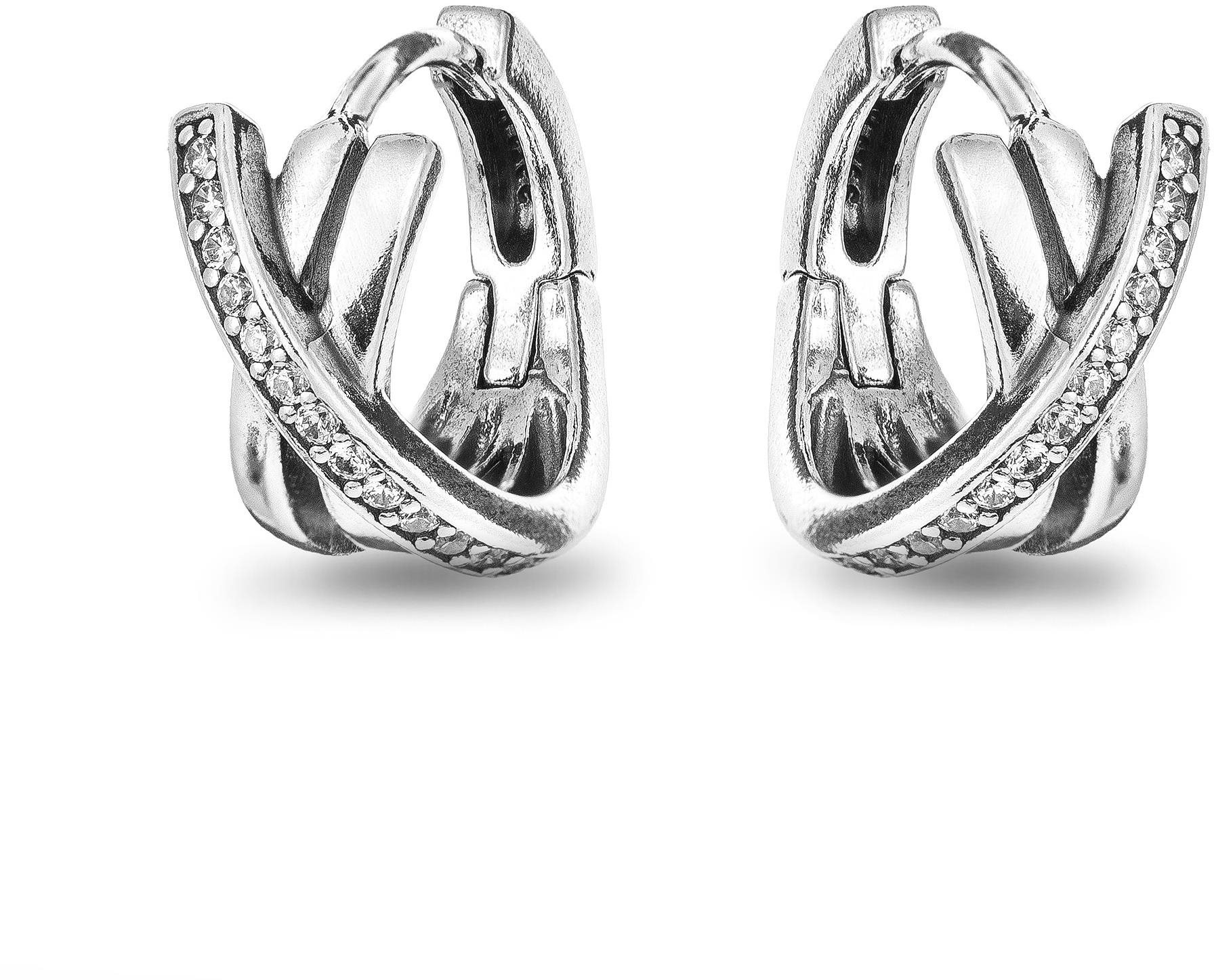 PANDORA Signature 293150C01 (Ag925/1000, 3,04 g) Náušnice