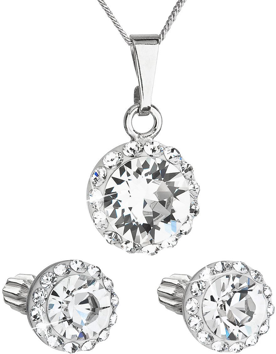 EVOLUTION GROUP 31252.1 dekorované kryštálmi Swarovski (striebro...