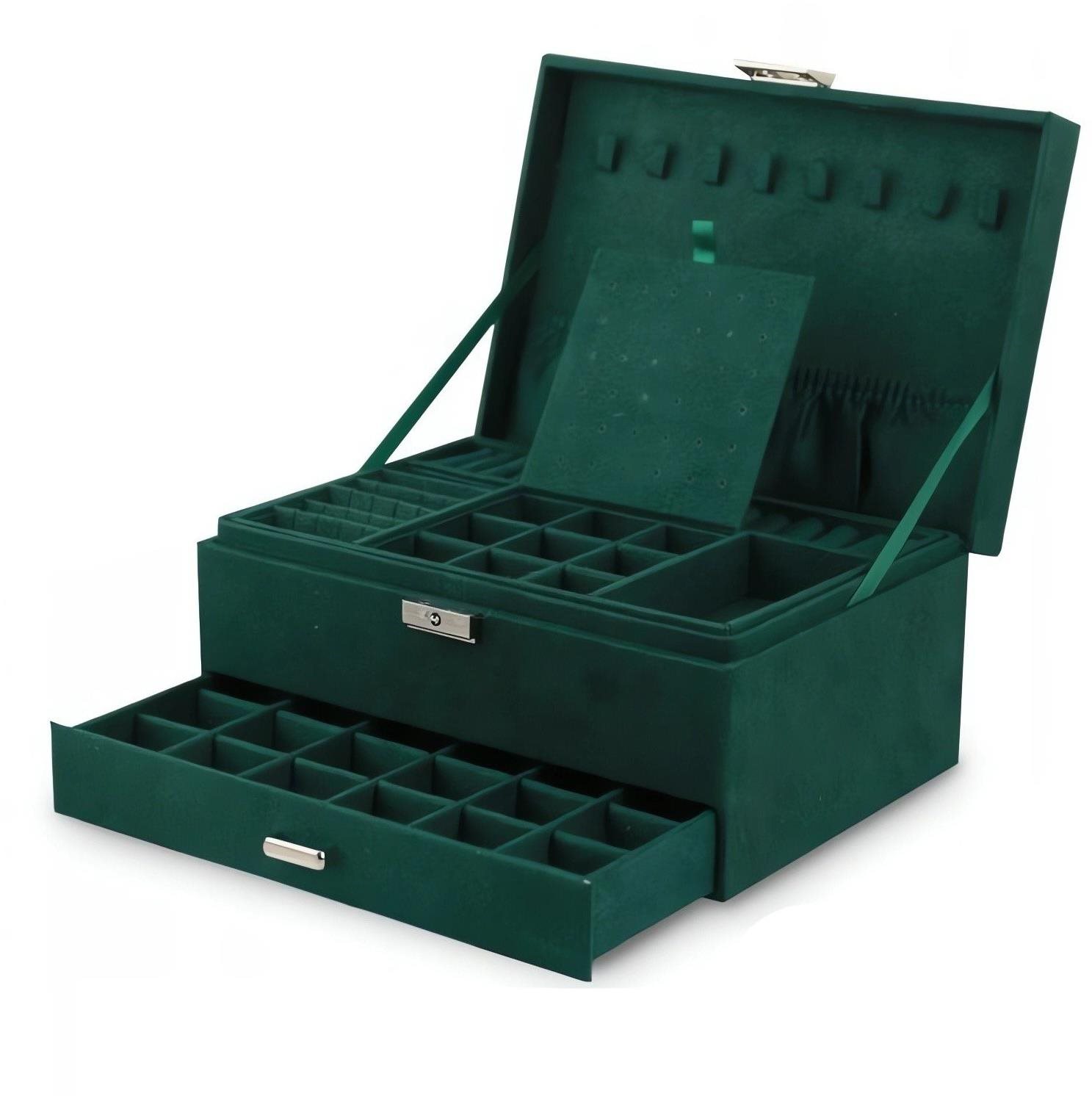 Soulima 21954 Šperkovnica zelená Šperkovnica