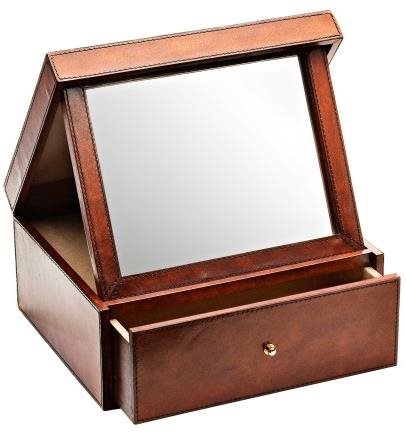 Balmuir Elizabeth kožená šperkovnica, cognac Šperkovnica