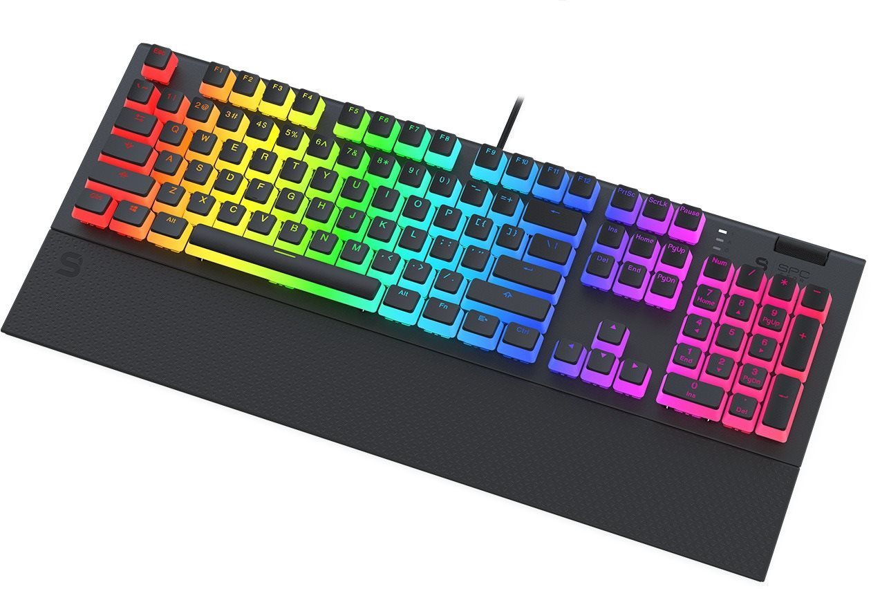 SPC Gear GK650K Omnis Pudding Edition Kailh Blue - US Clavier gamer