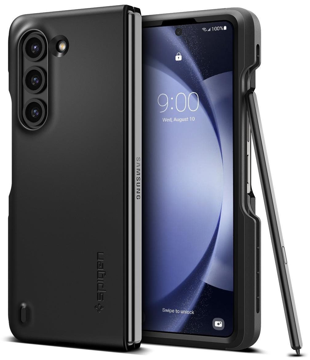 Spigen Thin Fit P (S Pen) Black Samsung Galaxy Z Fold5 tok Telefon...