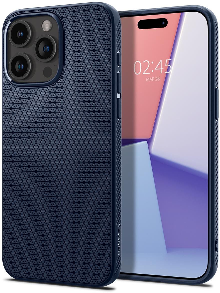 Spigen Liquid Air Navy Blue iPhone 15 Pro Handyhülle