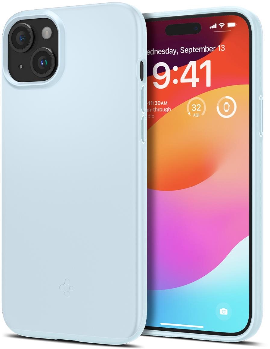 Spigen Thin Fit Mute Blue iPhone 15 Handyhülle