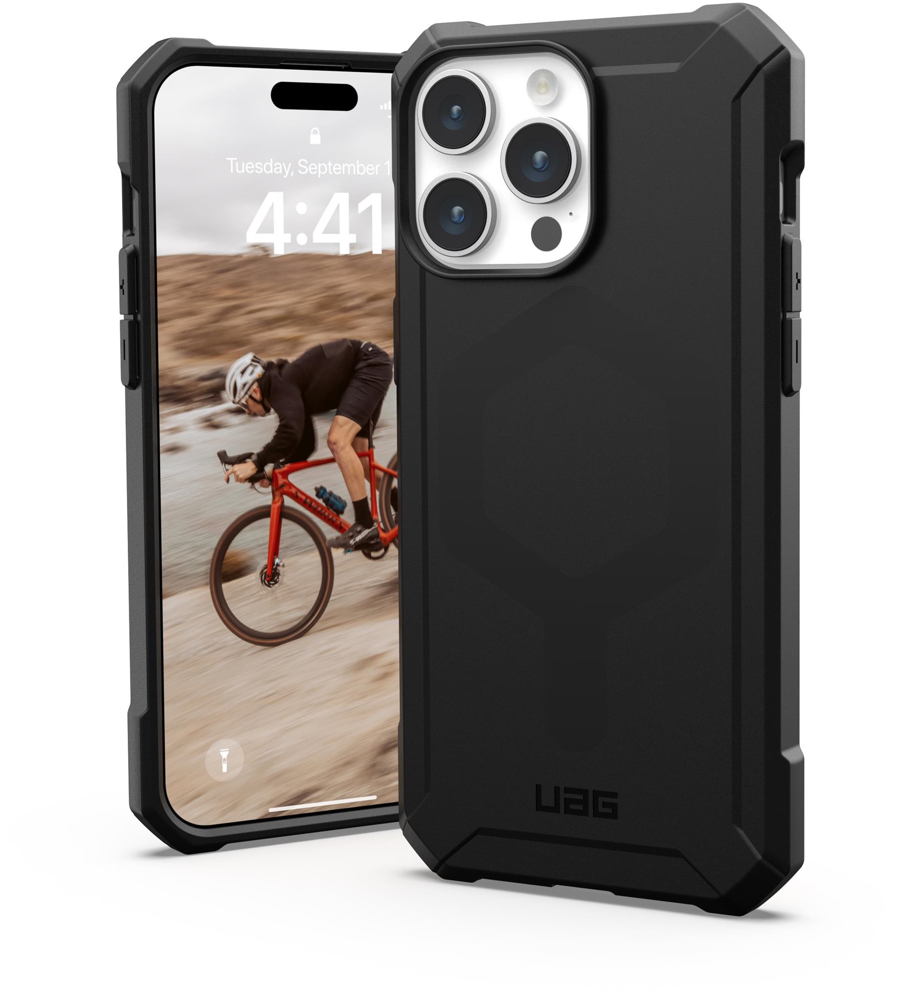 UAG Essential Armor MagSafe Black iPhone 15 Pro Max Kryt na mobil