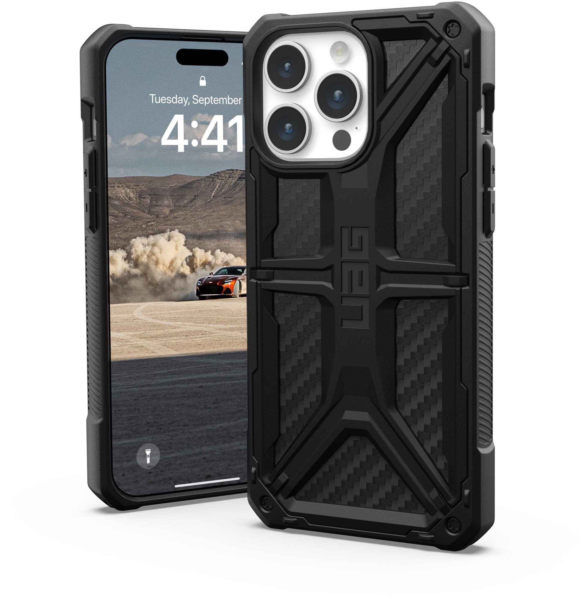 UAG Monarch Carbon Fiber iPhone 15 Pro Max Kryt na mobil