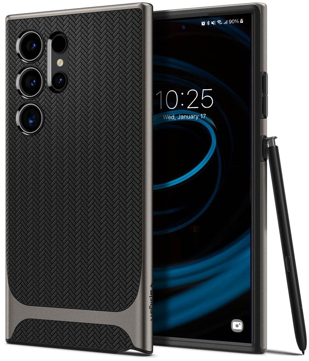 Spigen Neo Hybrid Gunmetal Samsung Galaxy S24 Ultra tok Telefon tok
