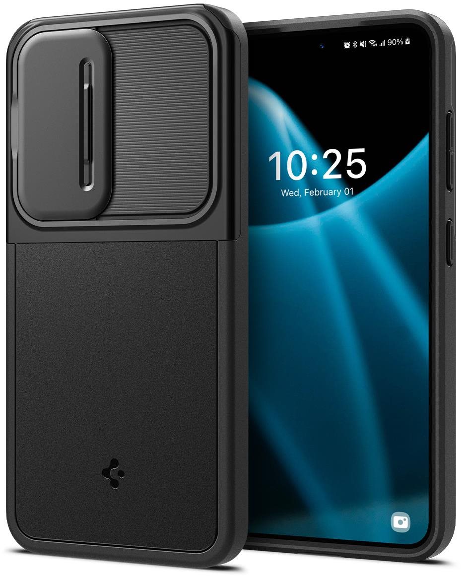 Spigen Optik Armor Black Samsung Galaxy S24 tok Telefon tok