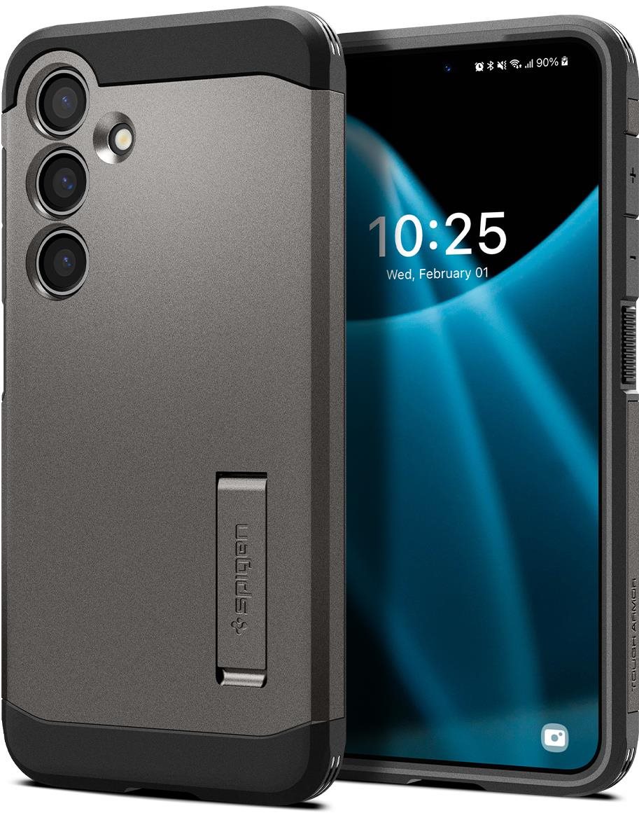 Spigen Tough Armor Gunmental Samsung Galaxy S24 tok Telefon tok