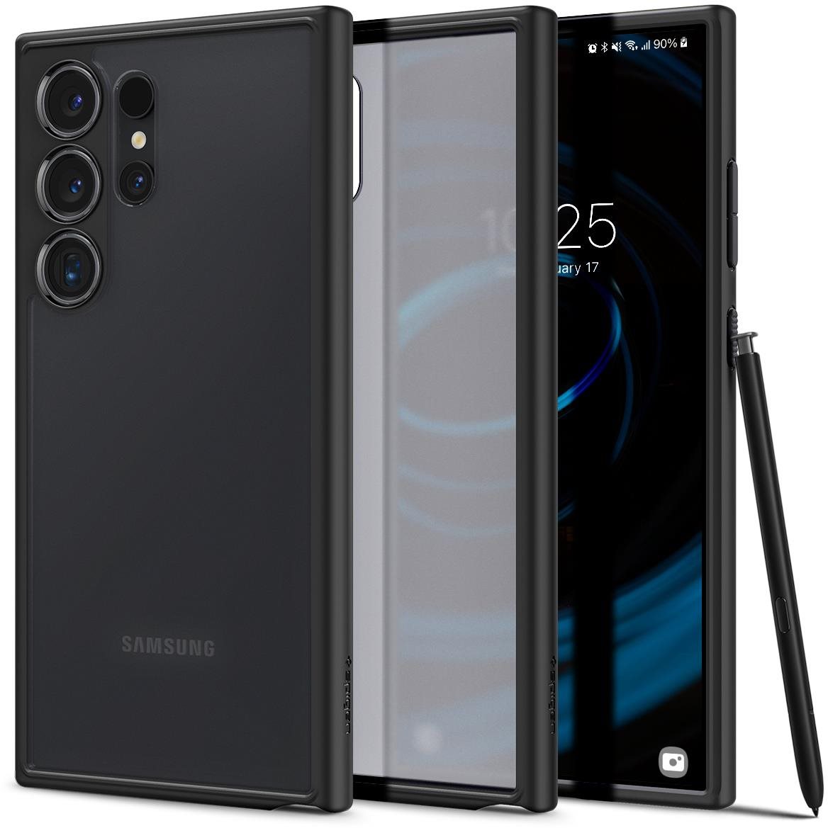 Spigen Ultra Hybrid Frost Black Samsung Galaxy S24 Ultra tok...