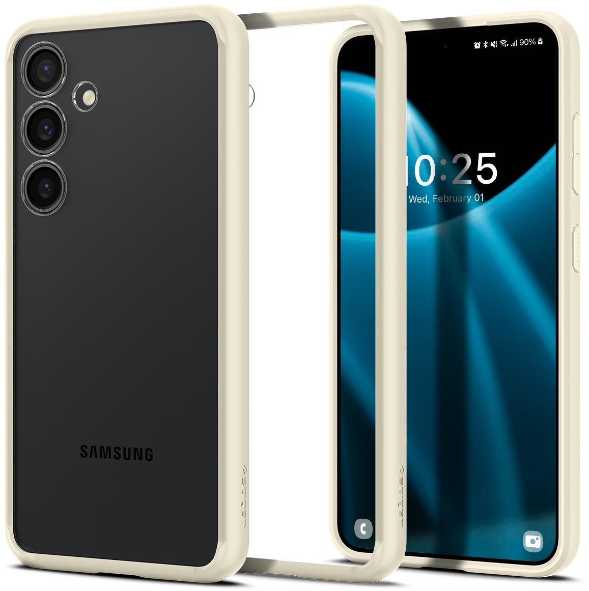 Spigen Ultra Hybrid Mute Beige Samsung Galaxy S24 tok Telefon tok