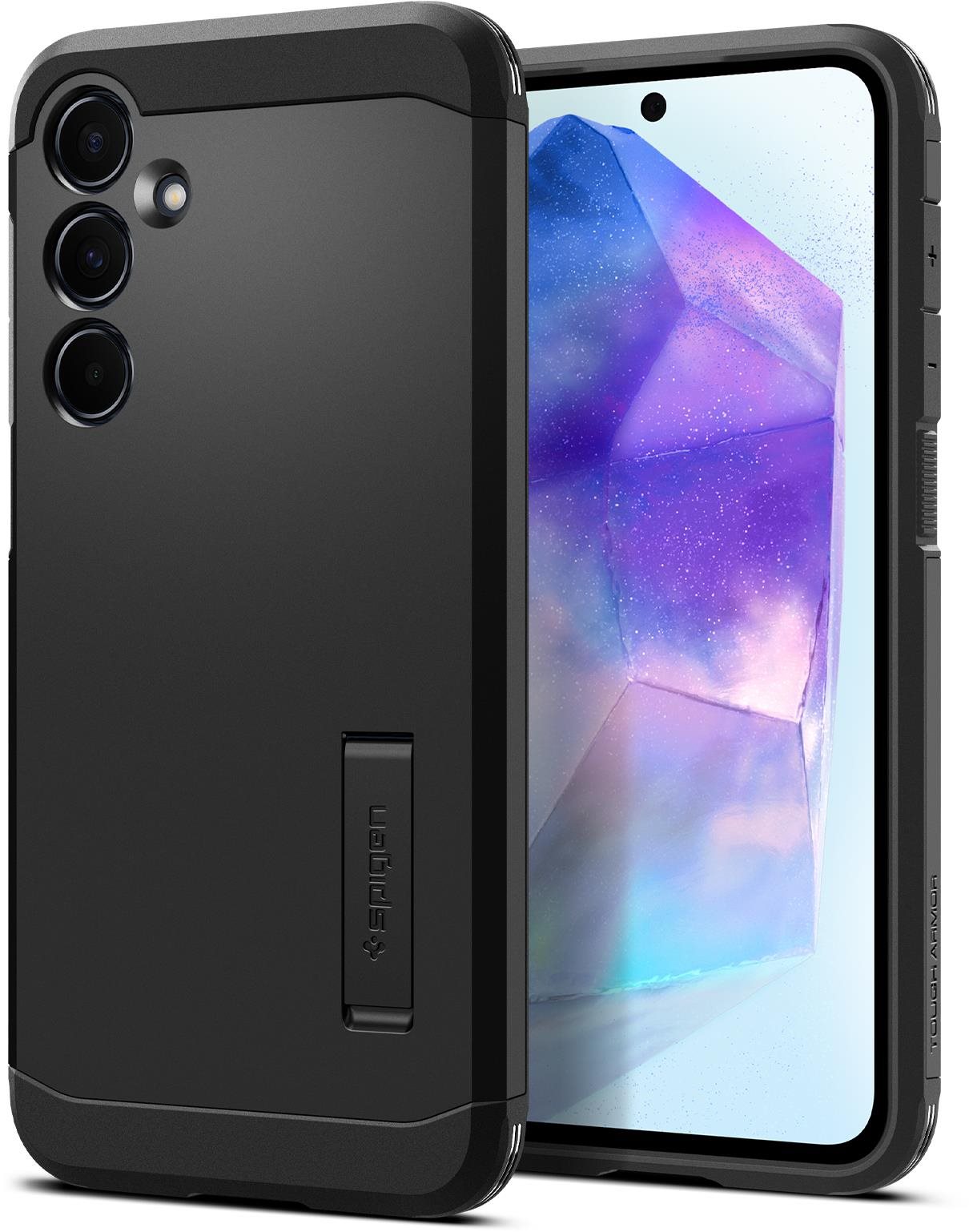 Spigen Tough Armor Black Samsung Galaxy A55 Handyhülle