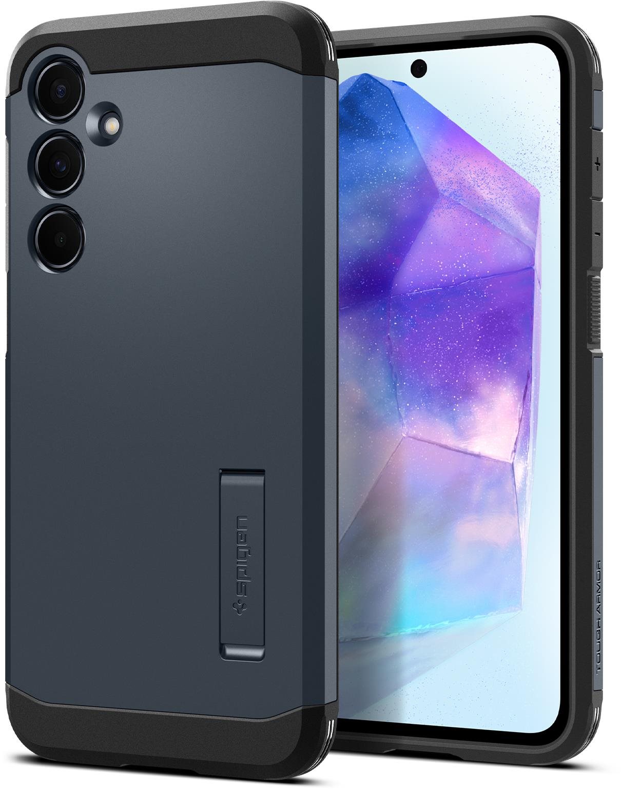 Spigen Samsung Galaxy A55 Tough Armor Metal slate tok Telefon tok