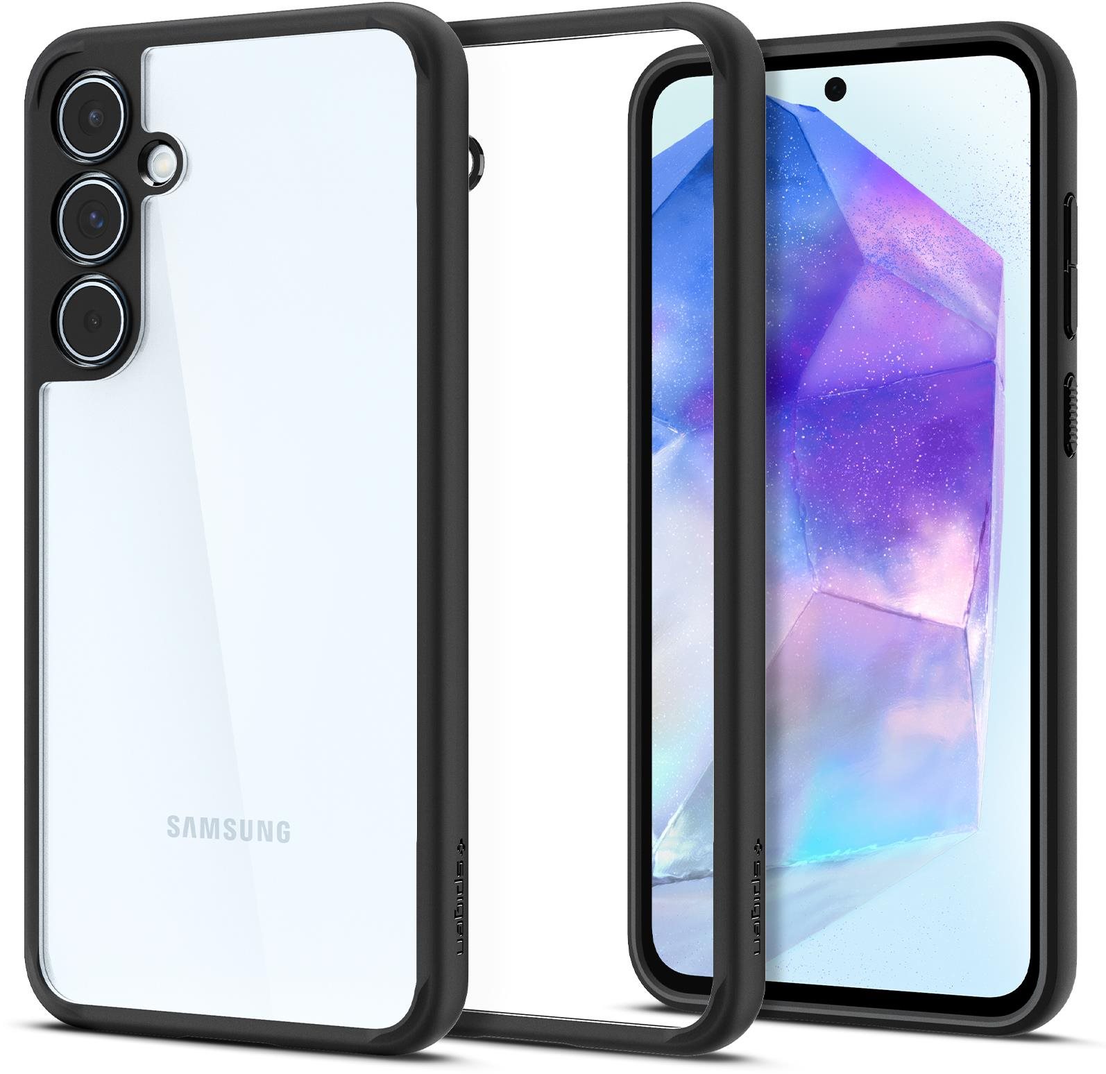 Spigen Ultra Hybrid Matte Black Samsung Galaxy A55 Handyhülle