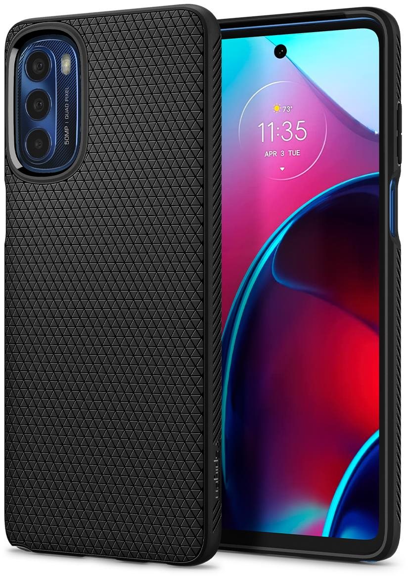 Spigen Liquid Air Black Motorola Moto G Stylus 2022 Handyhülle