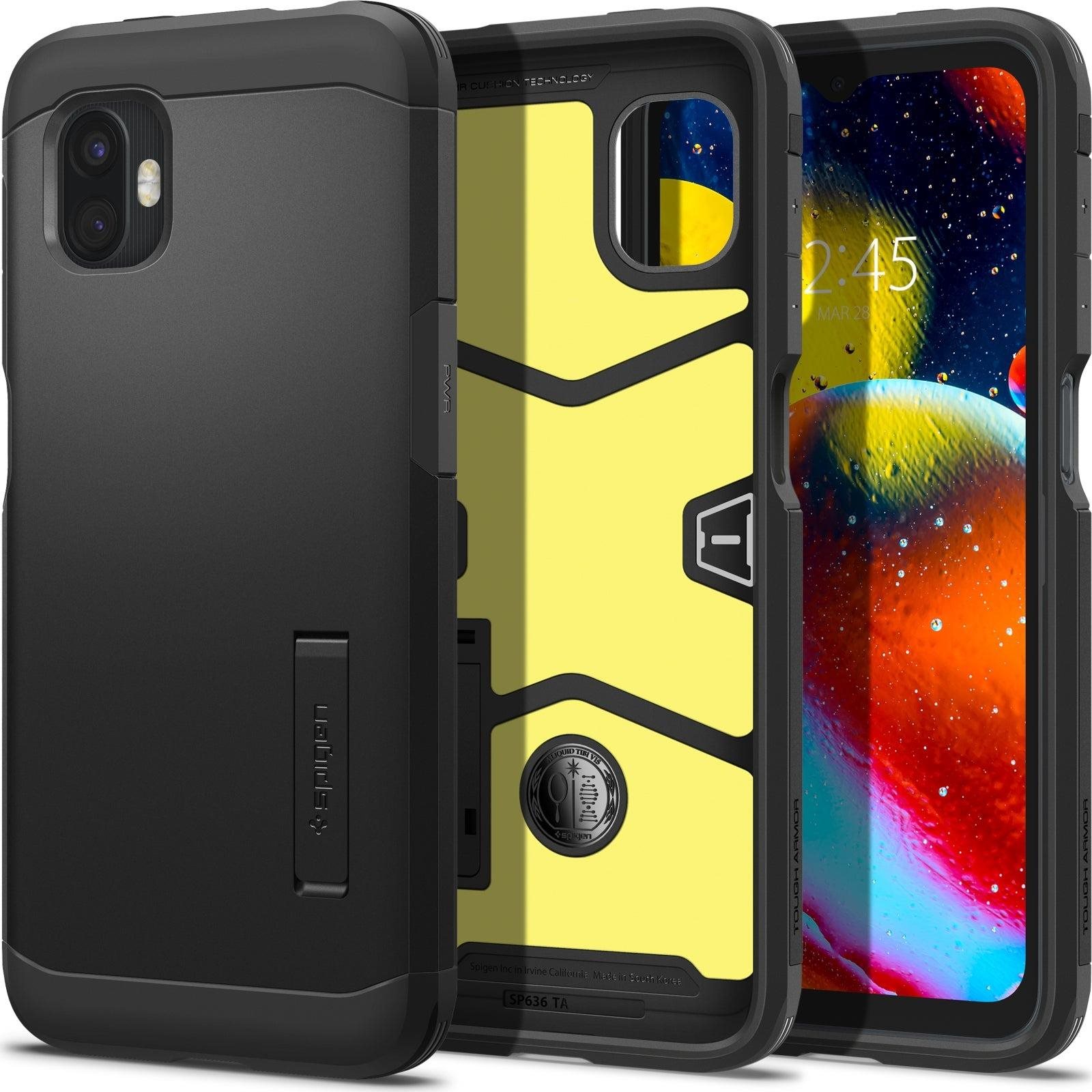 Spigen Samsung Galaxy Xcover 6 Pro Tough Armor Black tok Telefon tok
