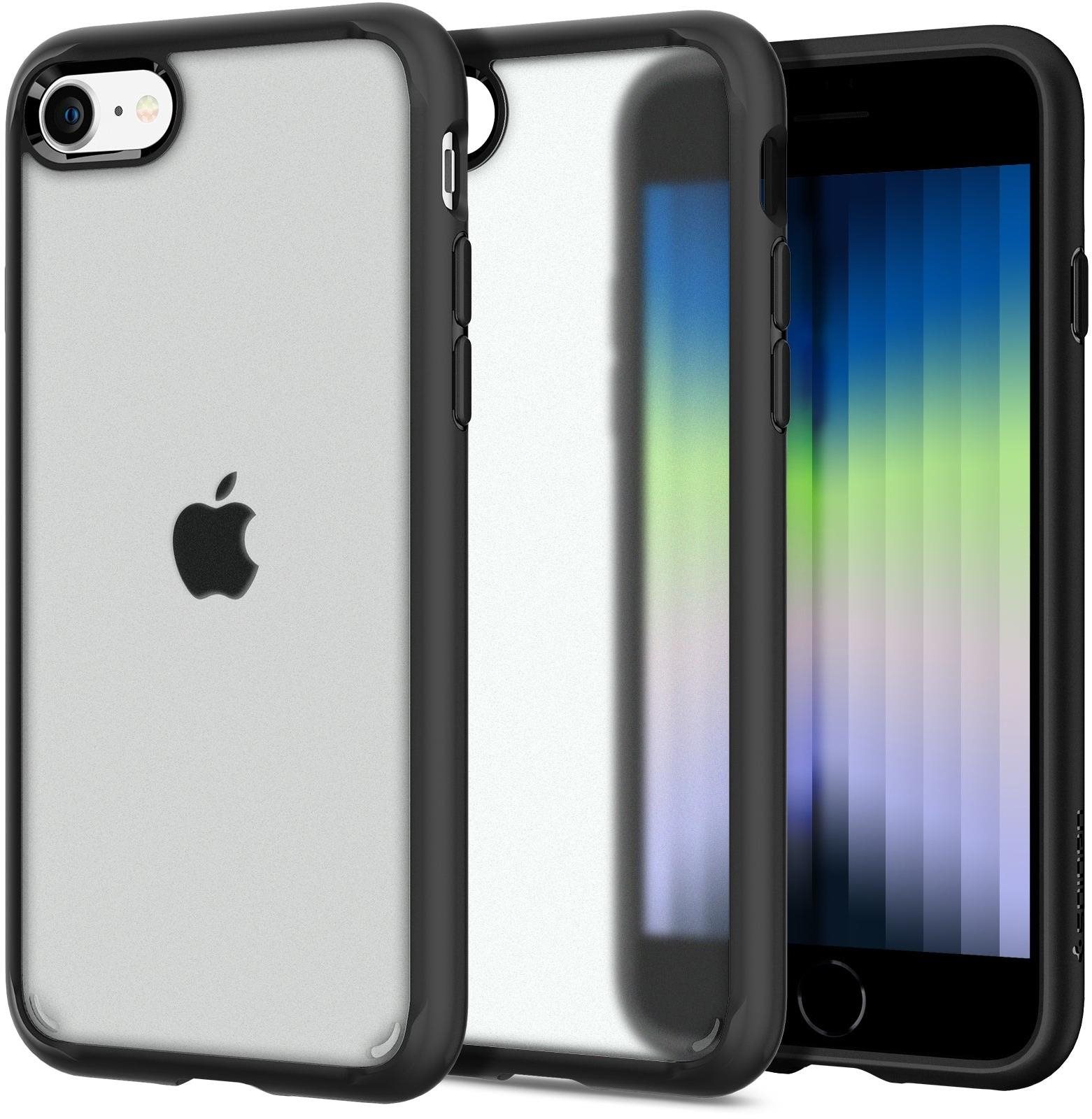 Spigen Ultra Hybrid Frost Black iPhone SE 2022/2020/8/7 Kryt na mobil