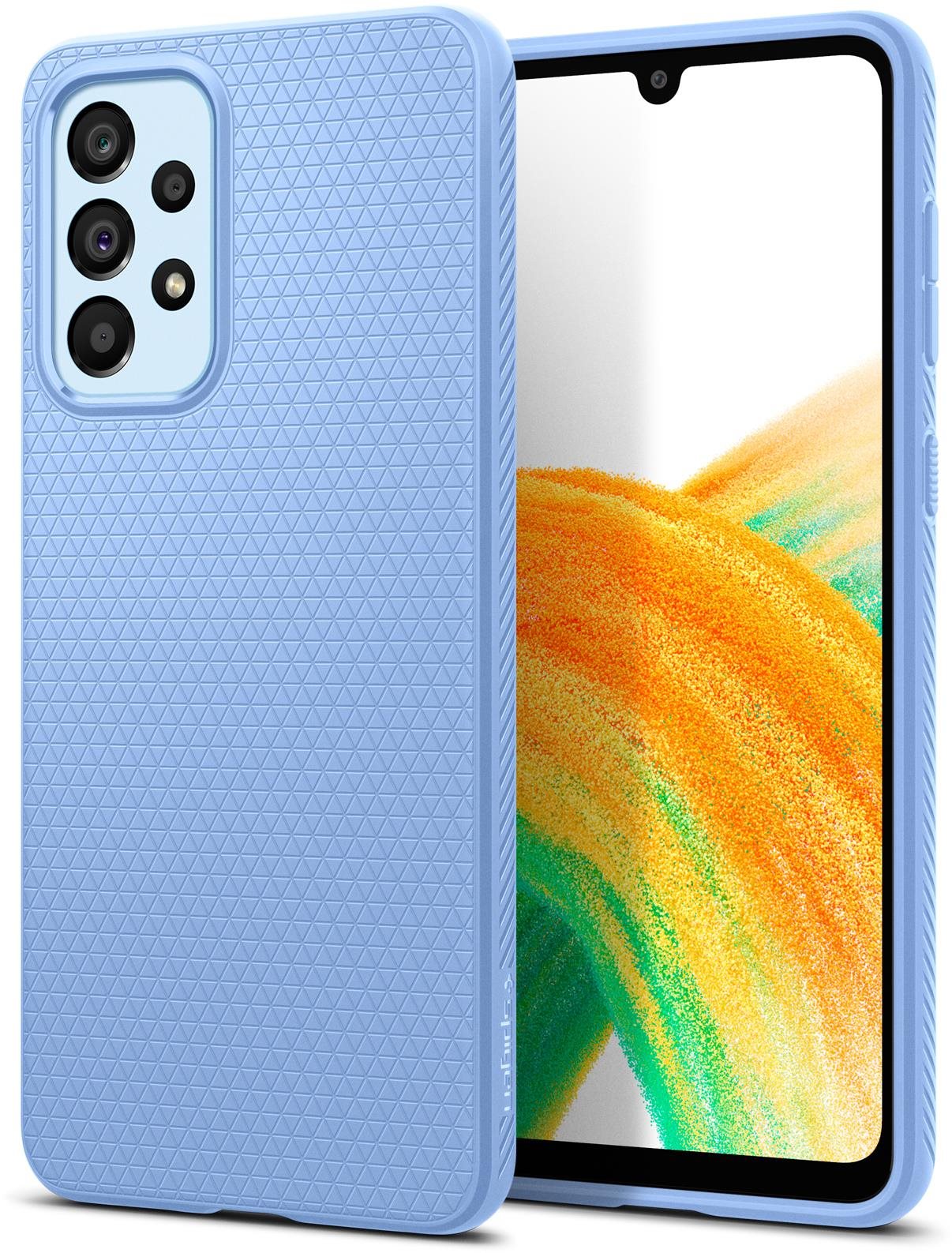 Spigen Liquid Air Cream Blue Samsung Galaxy A33 5G tok Telefon tok