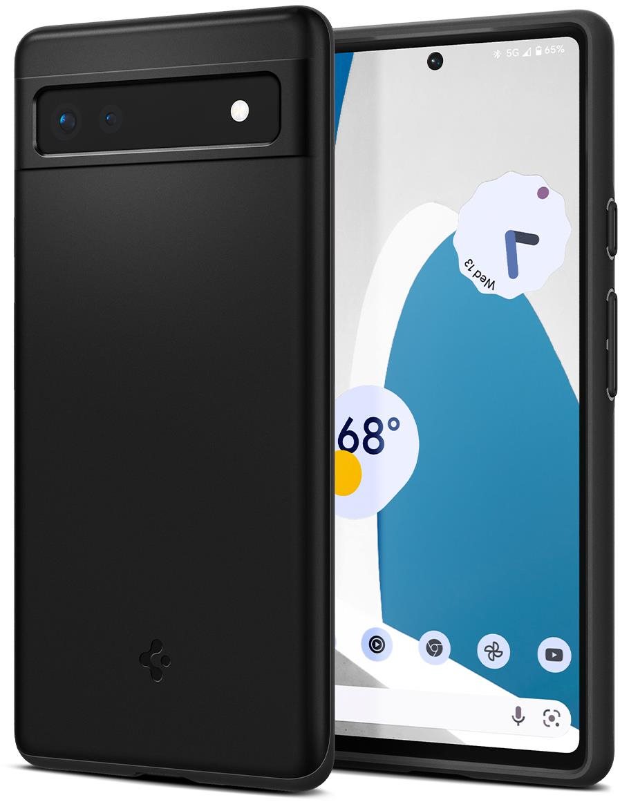 Spigen Thin Fit Google Pixel 6a fekete tok Telefon tok
