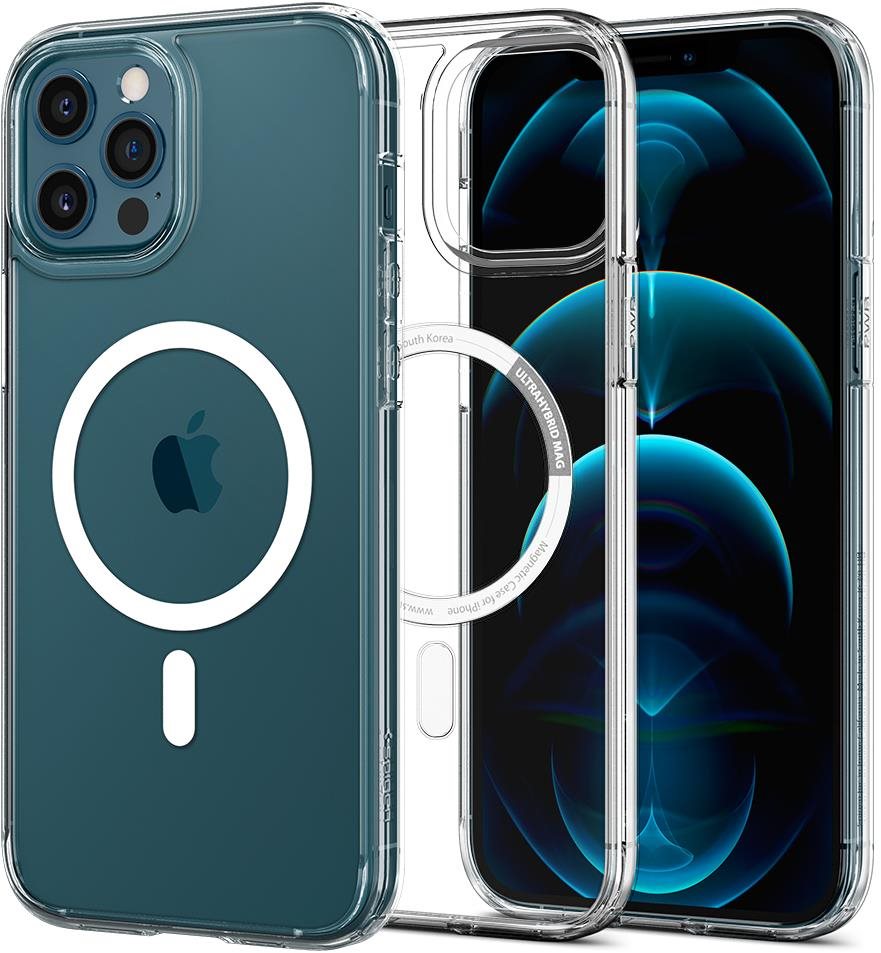 Spigen Ultra Hybrid iPhone 12 Pro Max fehér MagSafe tok Telefon tok