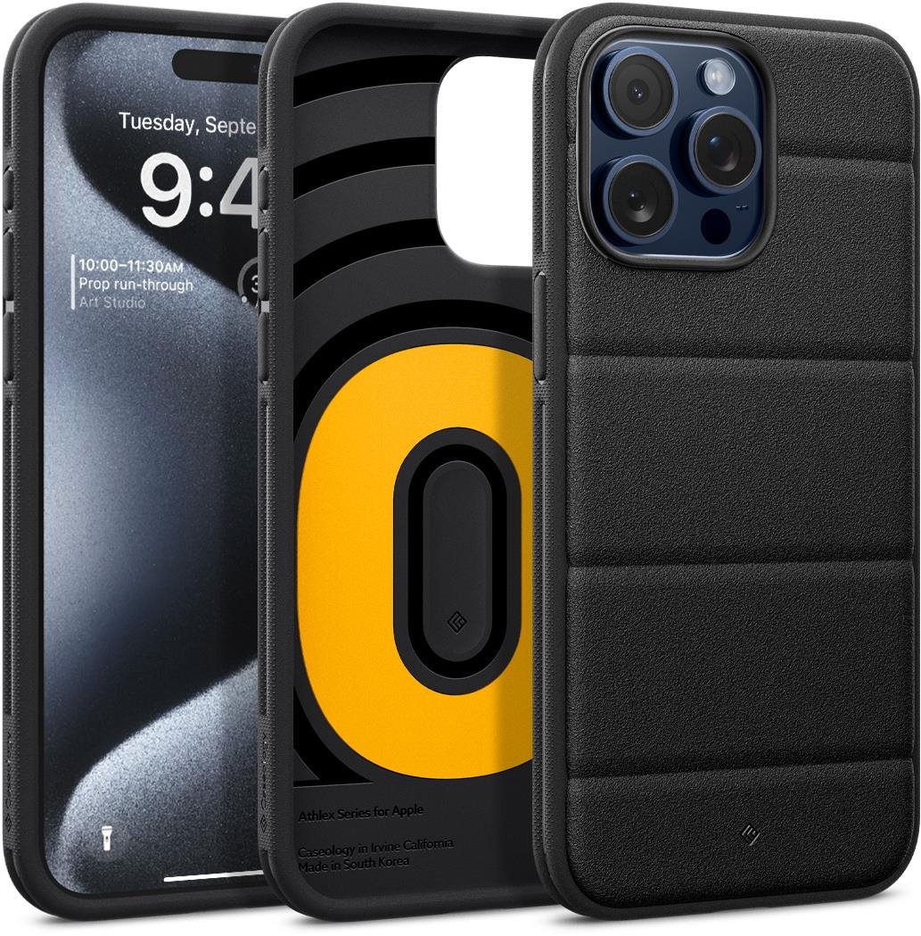 Spigen Caseology Athlex iPhone 15 Pro Max active black tok Telefon...