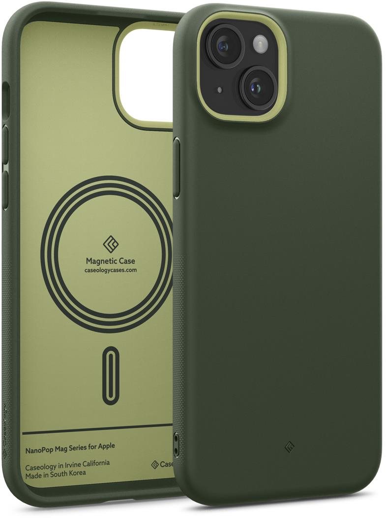 Spigen Caseology Nano Pop MagSafe Avo Green iPhone 15 Kryt na mobil