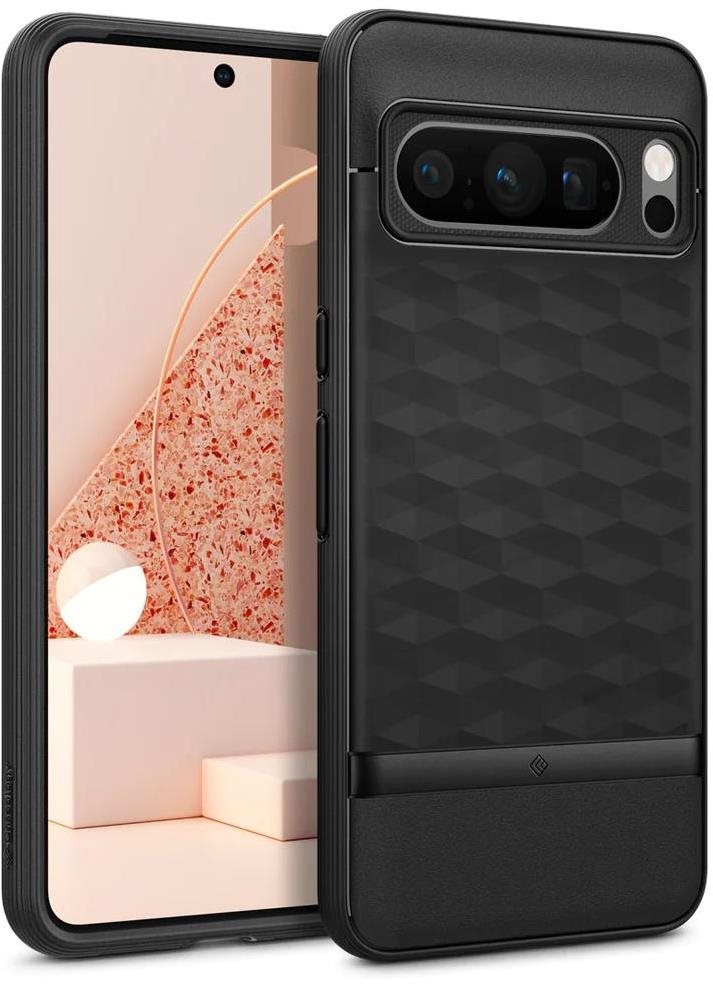 Spigen Caseology Parallax Matte Black Google Pixel 8 Pro Handyhülle