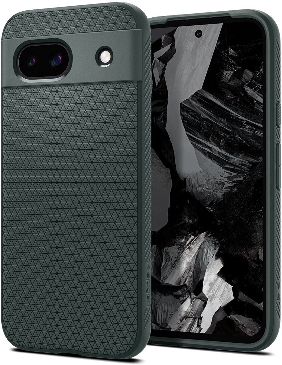 Spigen Liquid Air Abyss Green Google Pixel 8a tok Telefon tok