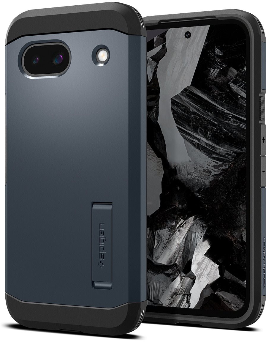 Spigen Tough Armor Metal Slate Google Pixel 8a tok Telefon tok