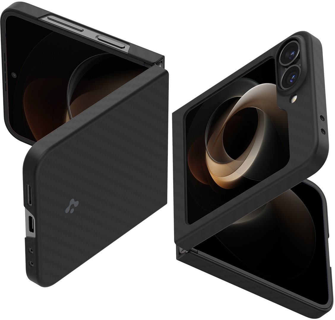 Spigen Air Skin Aramid Black Samsung Galaxy Z Flip6 tok...