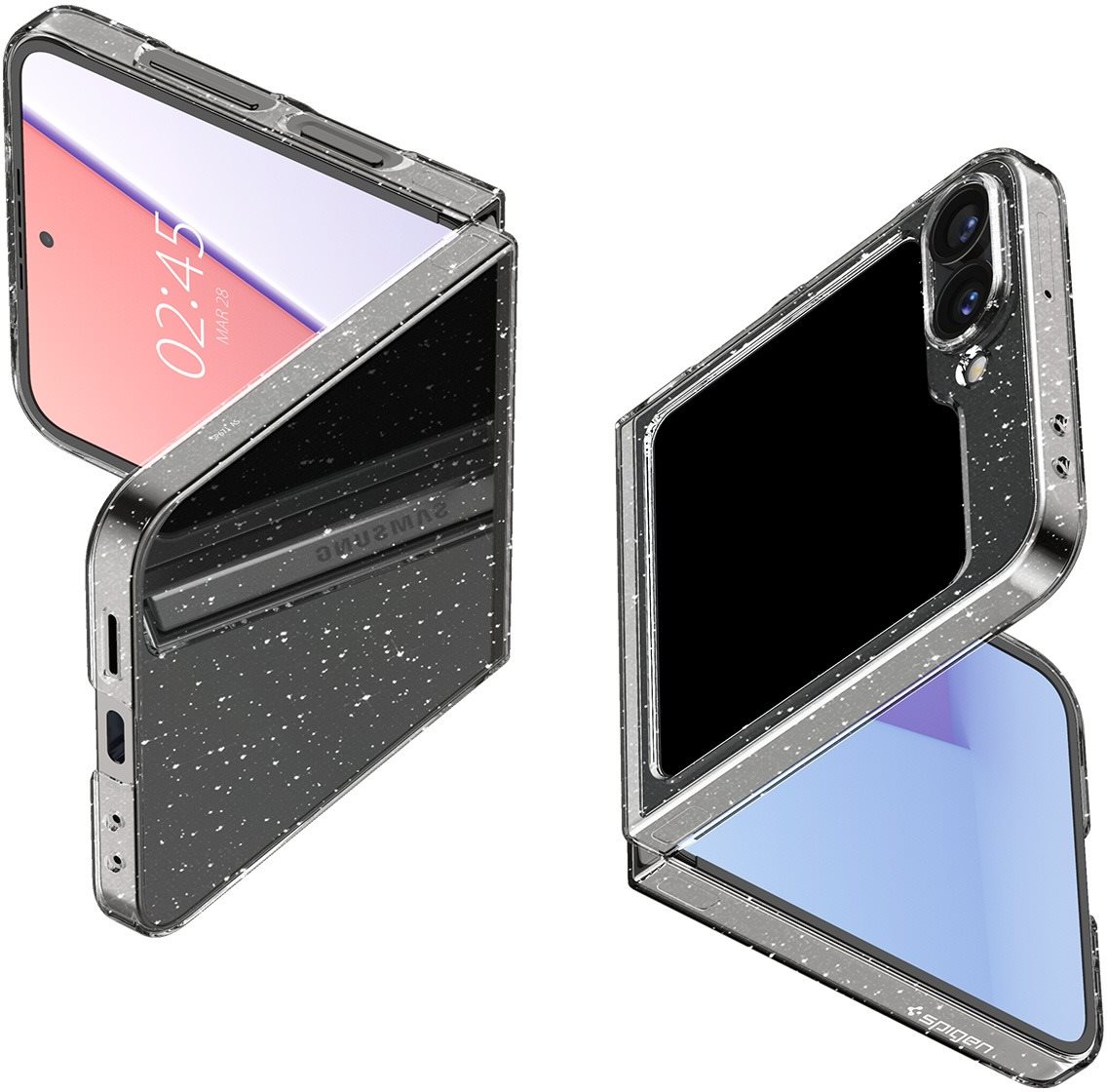 Spigen Air Skin glitter Crystal Quartz Samsung Galaxy Z Flip6 tok...