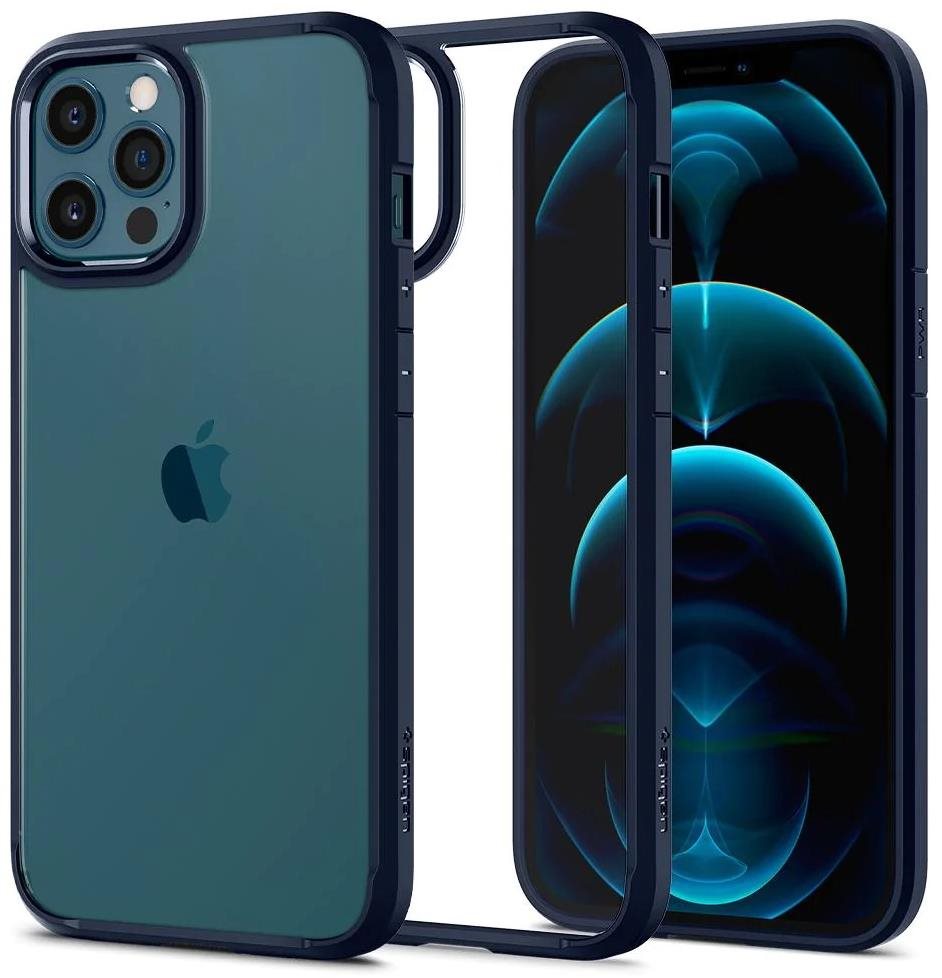 Spigen Ultra Hybrid Navy blue iPhone 12/iPhone 12 Pro Handyhülle