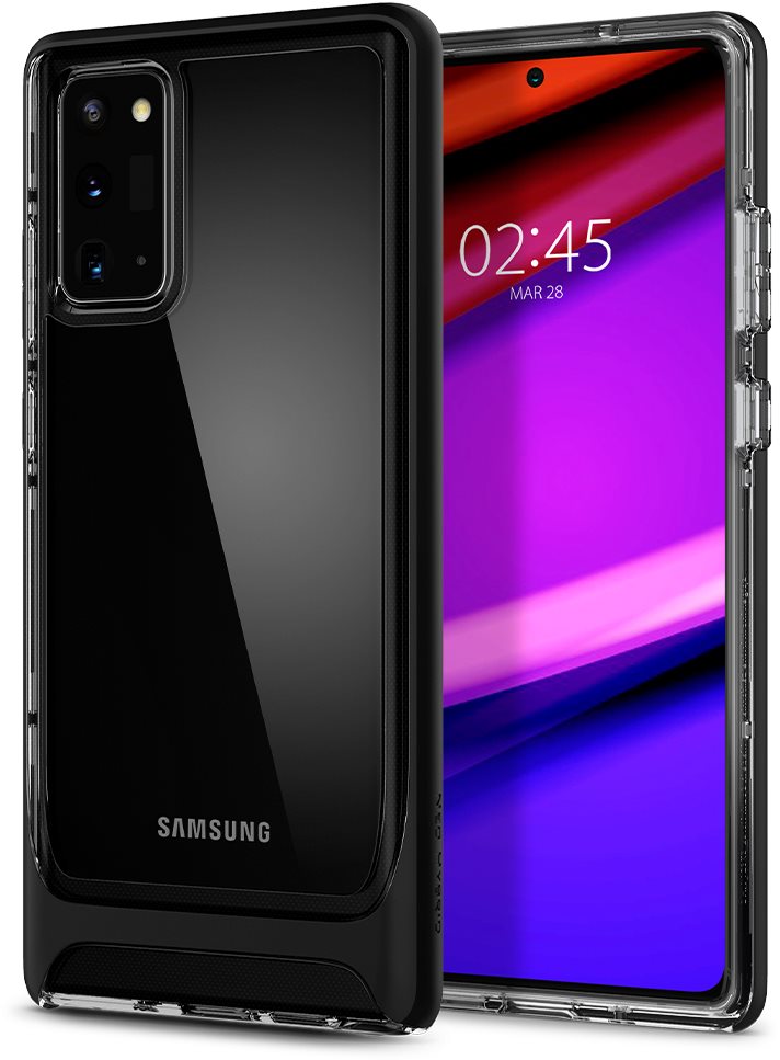 Spigen Neo Hybrid CC, Black, Samsung Galaxy Note20 Phone Cover