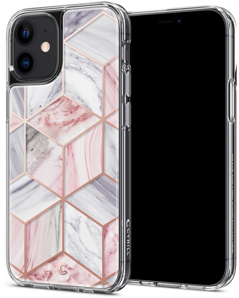 Spigen Cecile Crystal Pink iPhone 12 Mini Phone Cover