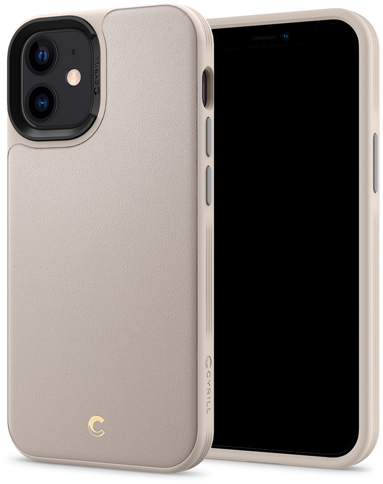 Spigen Leather Brick Stone iPhone 12 Mini Phone Cover