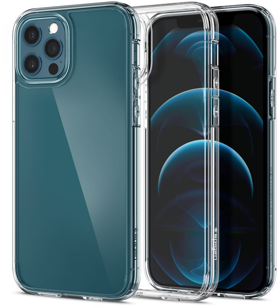 Spigen Ultra Hybrid, Clear, iPhone 12/iPhone 12 Pro Phone Cover