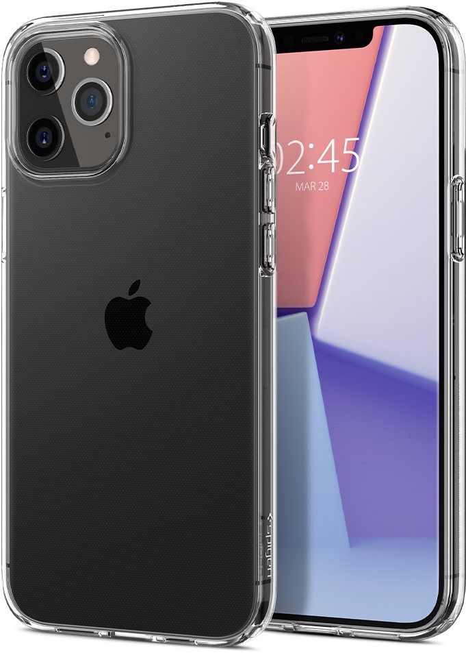 Spigen Liquid Crystal Clear, iPhone 12 Pro Max Phone Cover
