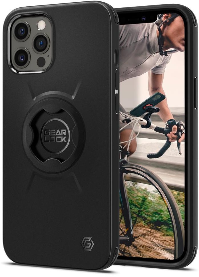 Spigen Gearlock Mount Case iPhone 12/12 Pro Coque de téléphone...