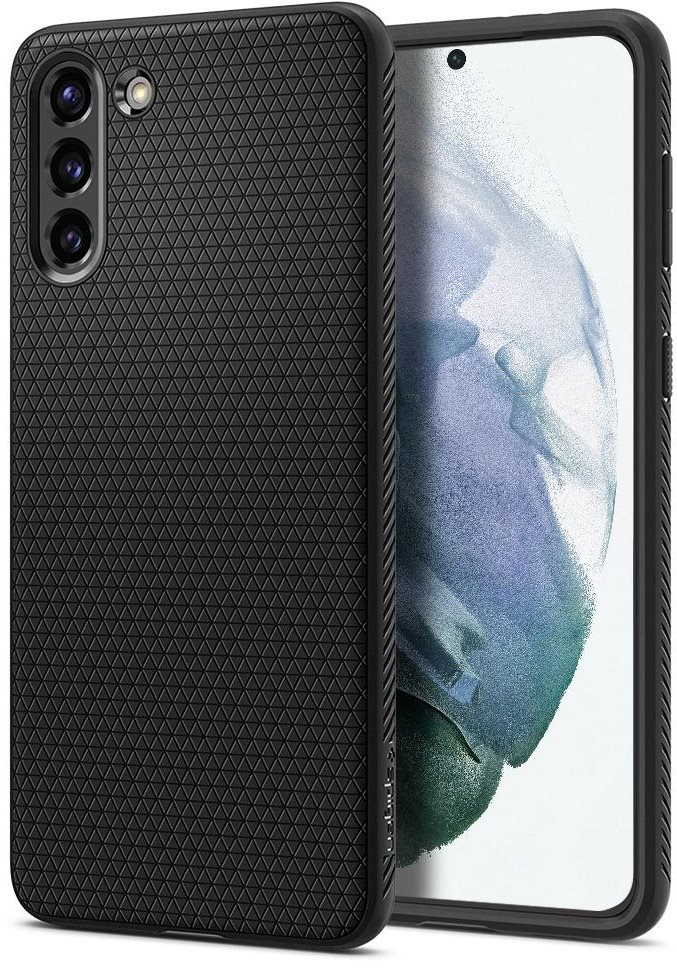 Spigen Liquid Air Black für Samsung Galaxy S21 Handyhülle