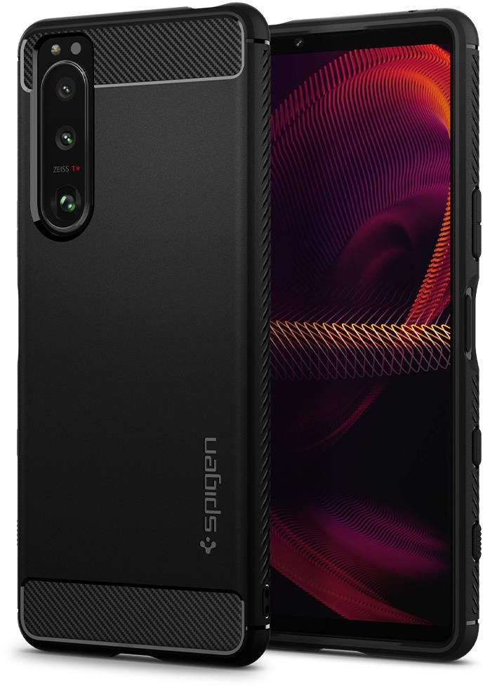 Spigen Rugged Armor Black Sony Xperia 5 III Coque de téléphone...